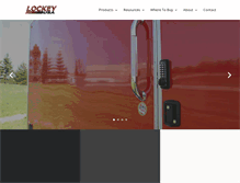 Tablet Screenshot of lockeyusa.com